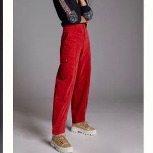 Pilcro Corduroy Barrel Pants
